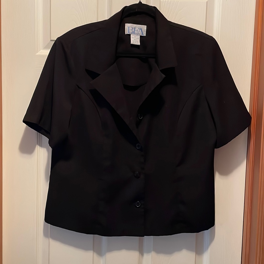 Bfa Classics Button Down Blouse,Size 16